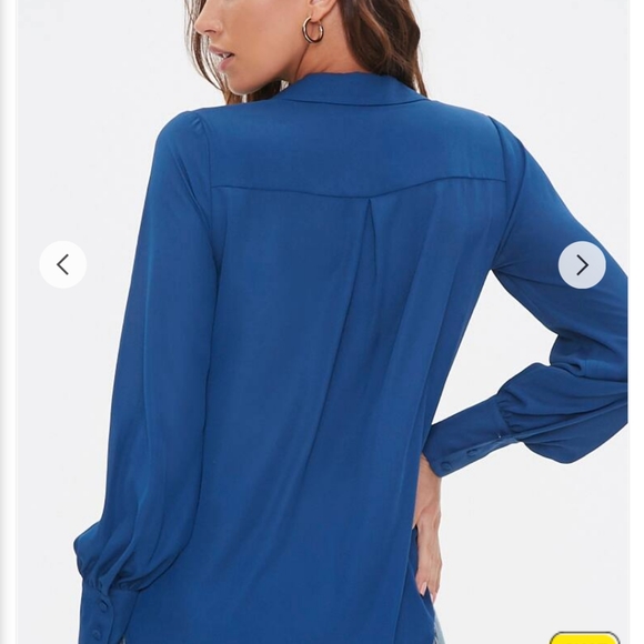 Button-Front Top - Picture 3 of 9